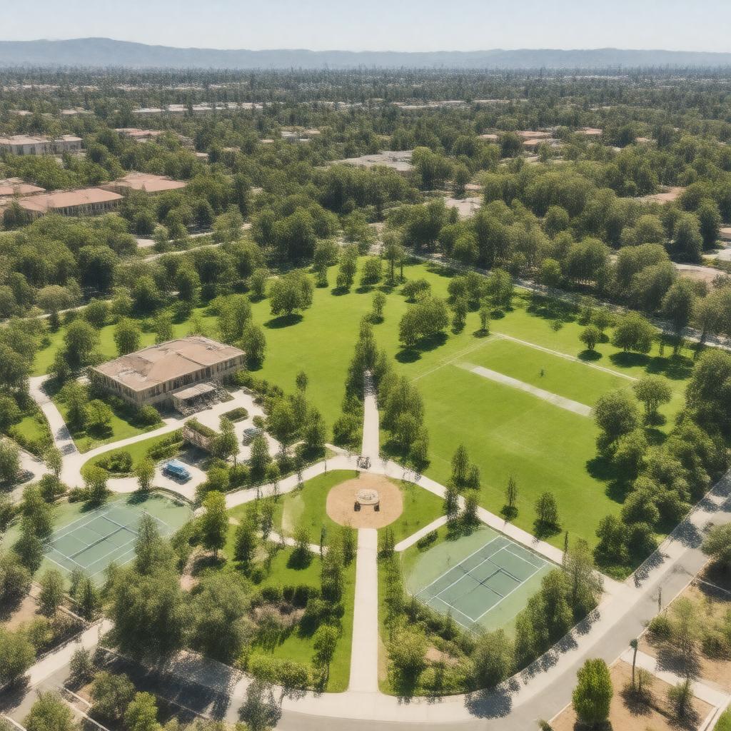AI-created image of Mitchell Park