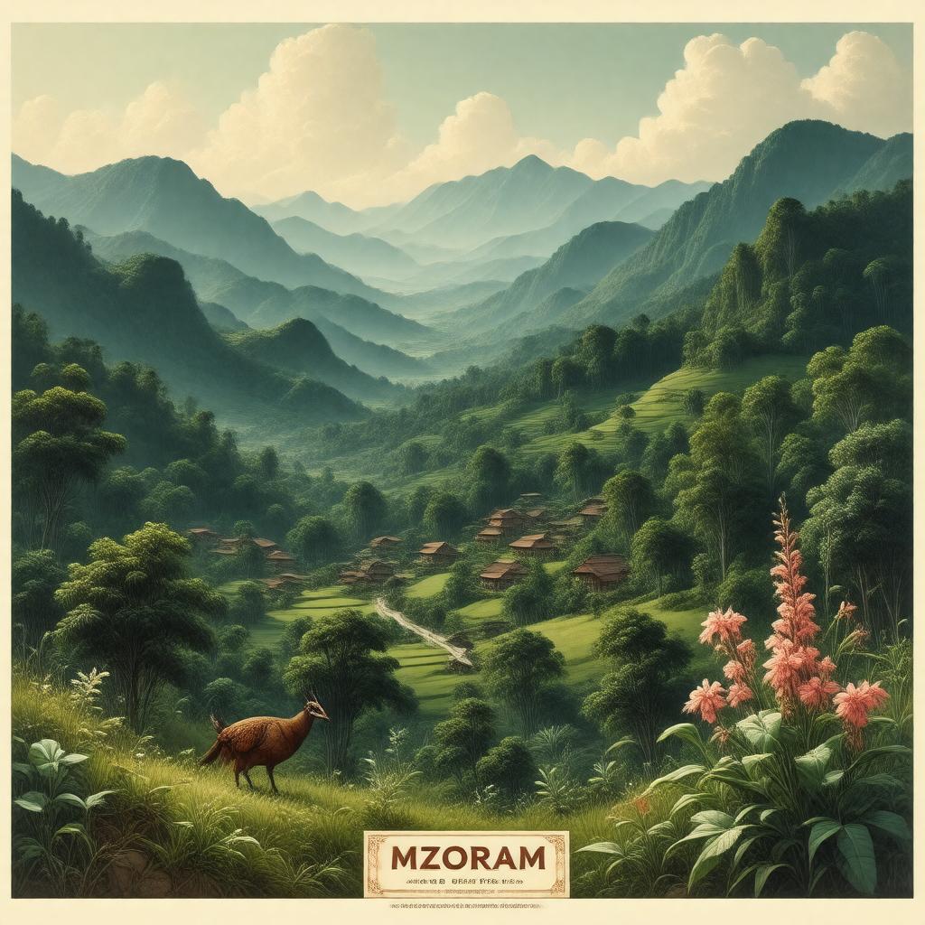 AI-created image of Mizoram