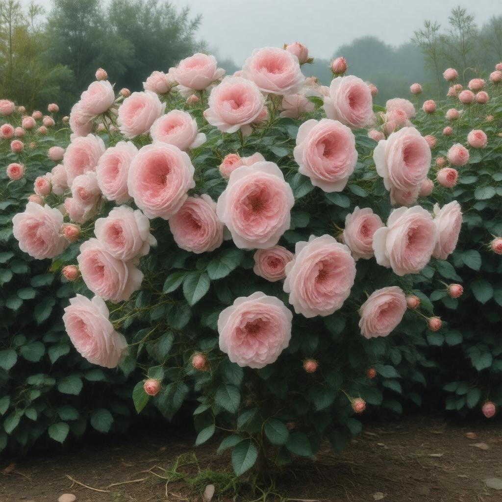 AI-created image of ‘Mlle. Cécile Brünner’