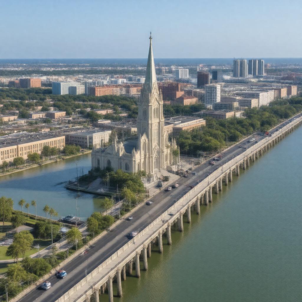 AI-created image of Mobile, Alabama, USA