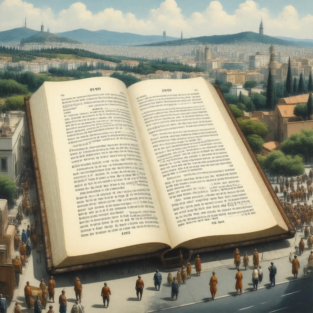 AI-created image of Modern Hebrew