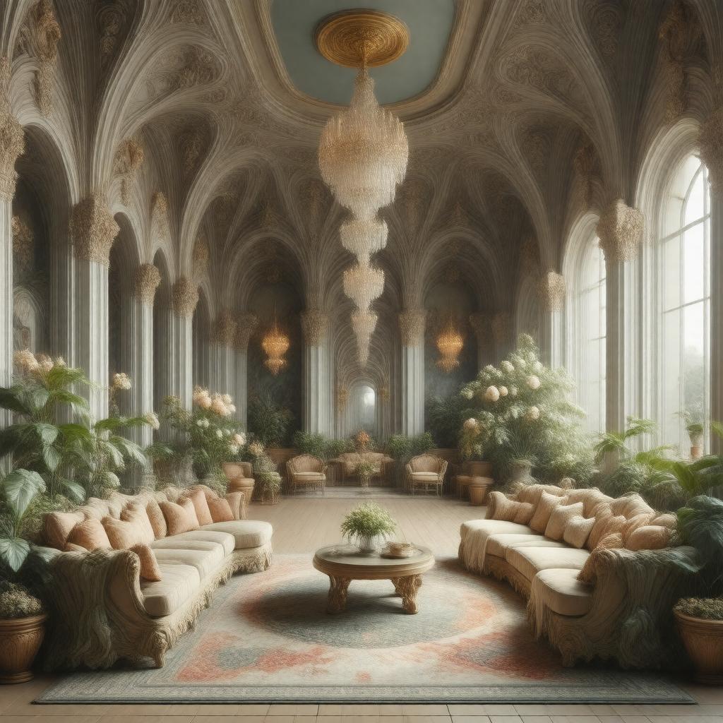 AI-created image of Modern Style (British Art Nouveau)