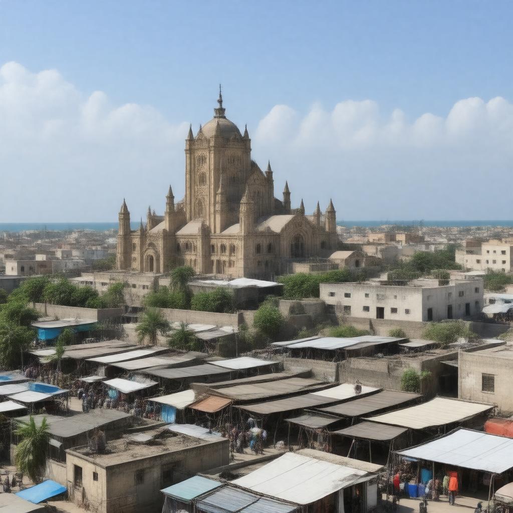 AI-created image of Mogadishu, Somalia