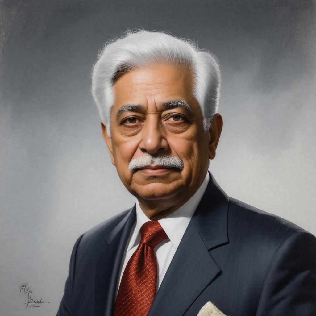 Click to view larger image AI-created image of Mohammed Hashim Premji