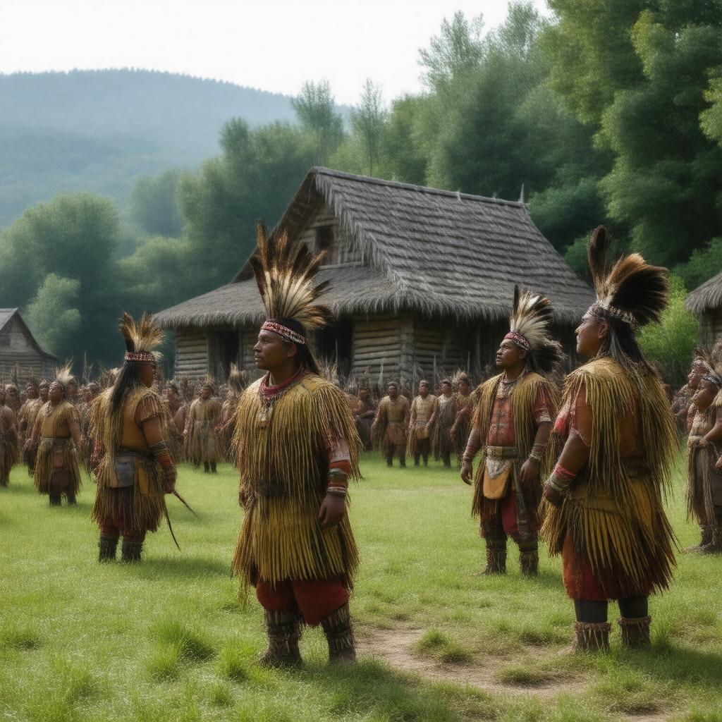 AI-created image of Mohawk Indians