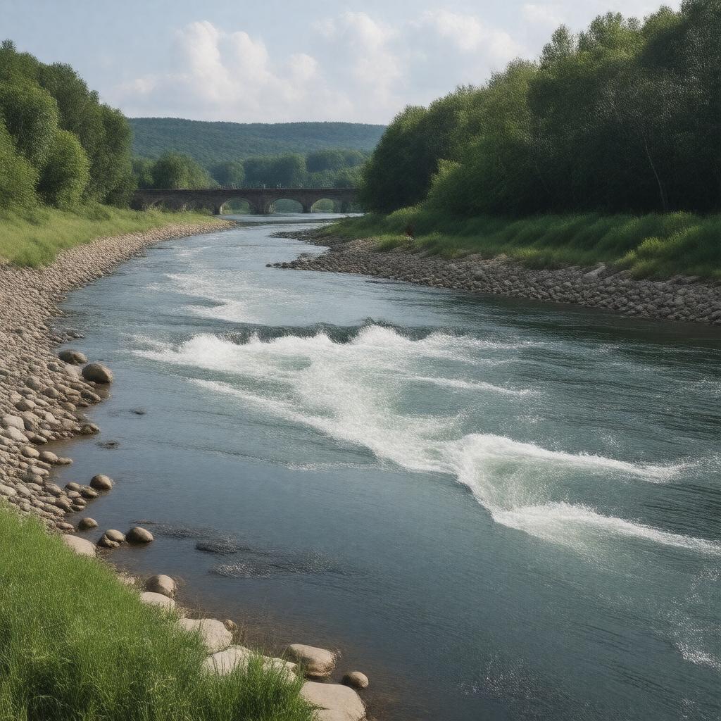 AI-created image of Mohawk River