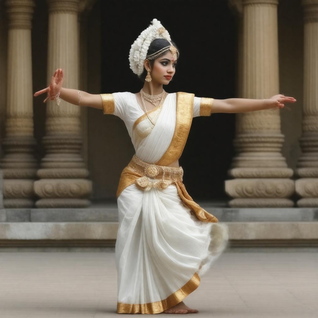 AI-created image of Mohiniyattam