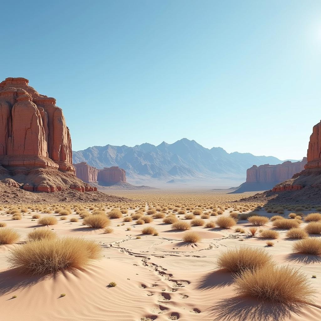 AI-created image of Mojave Desert