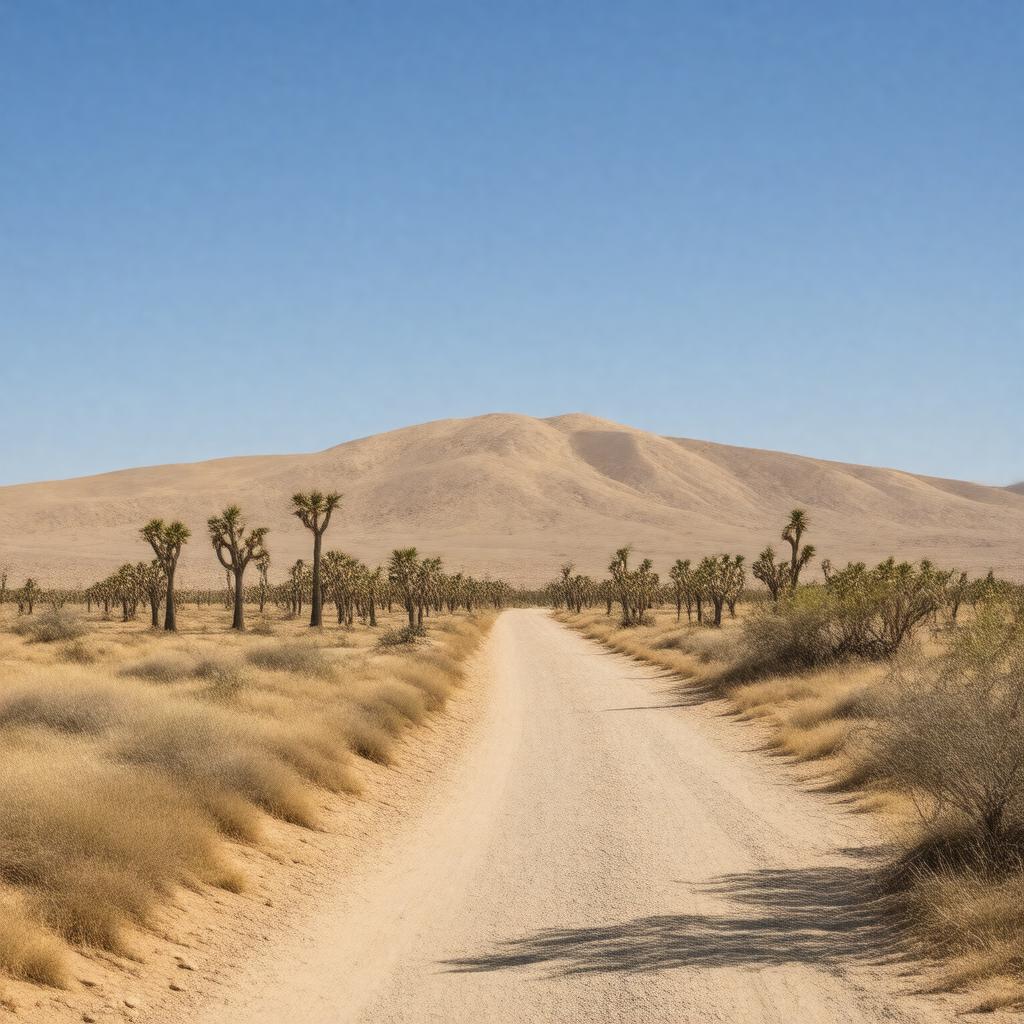 AI-created image of Mojave National Preserve