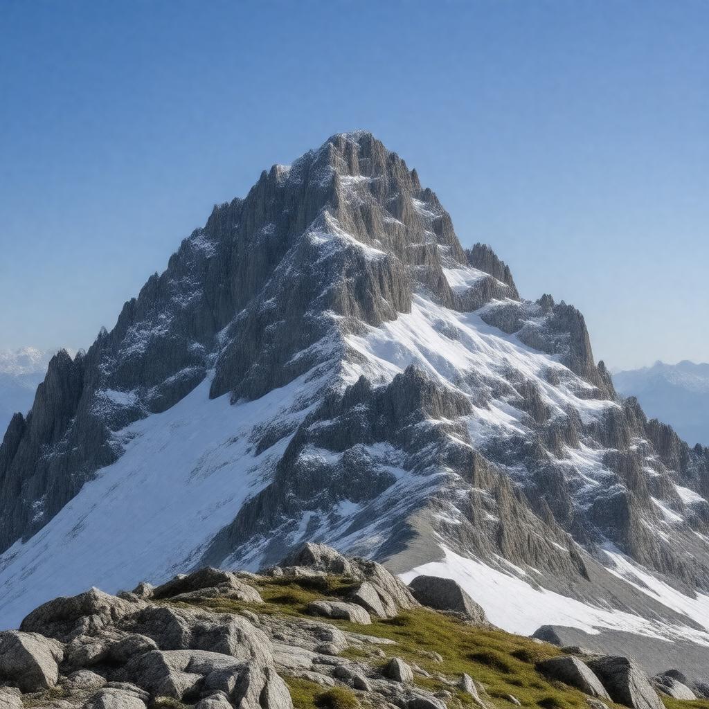 AI-created image of Moldoveanu Peak