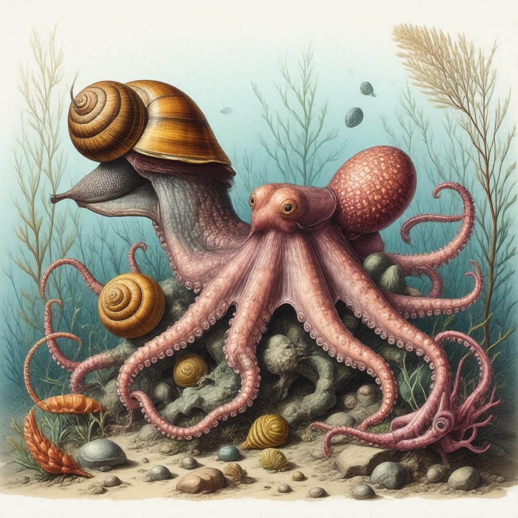 AI-created image of Mollusca