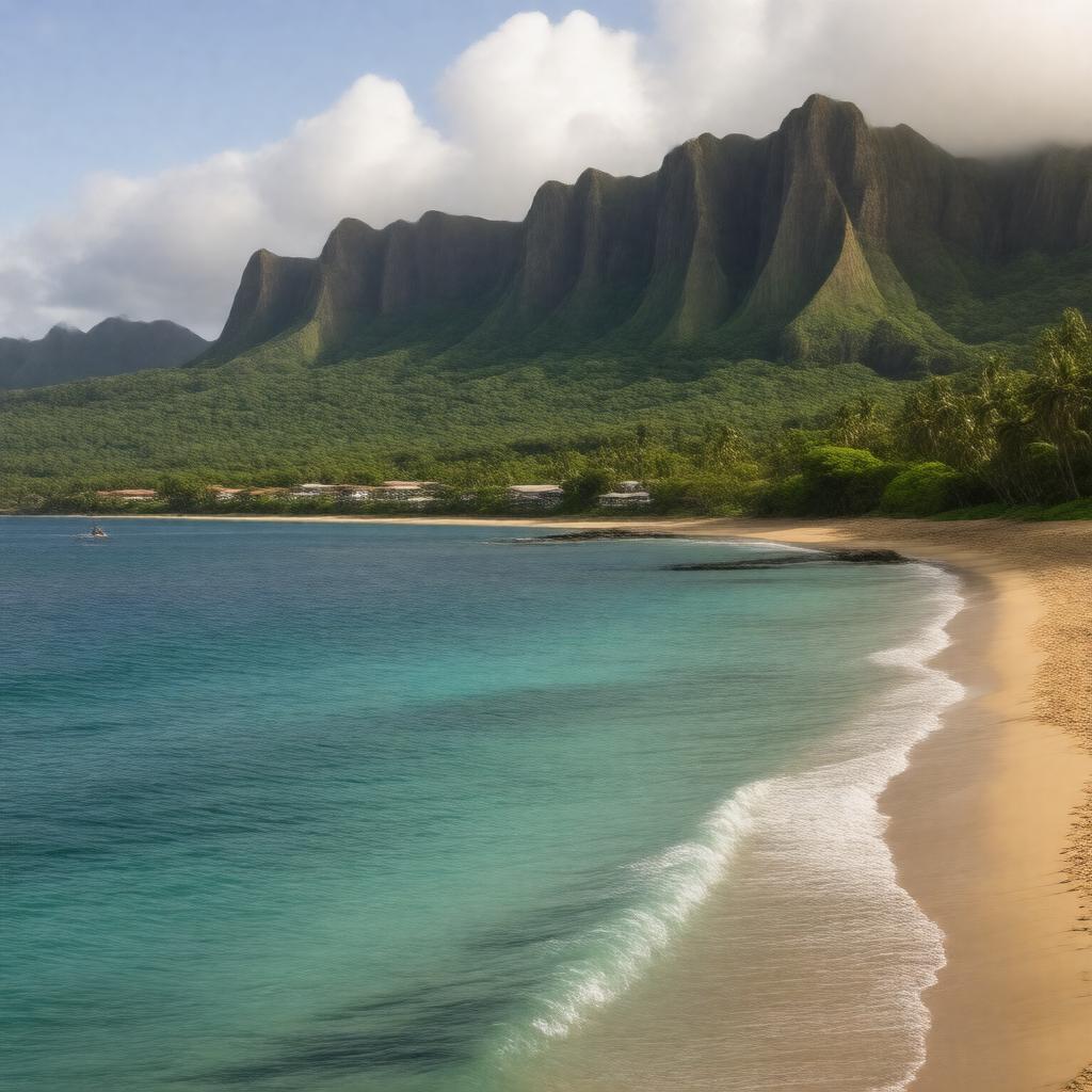Click to view larger image AI-created image of Molokaʻi