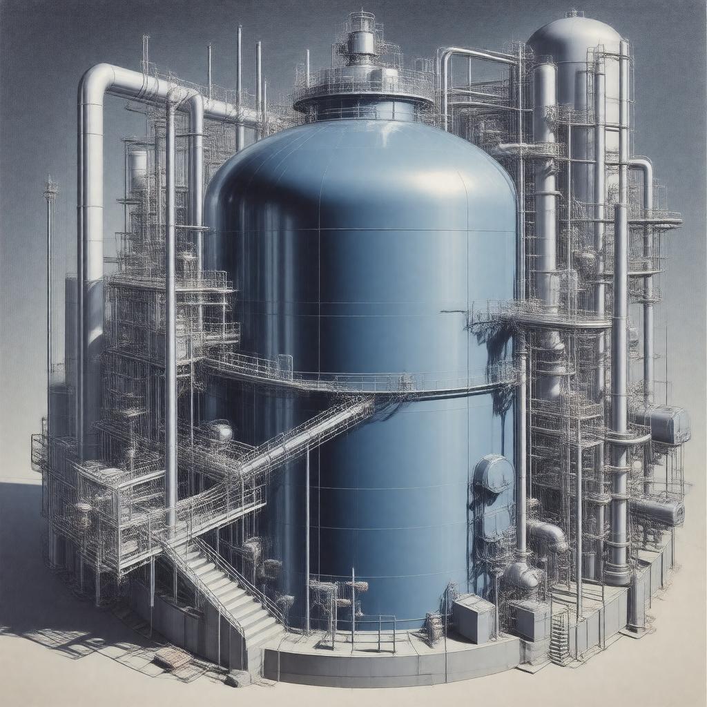 AI-created image of Molten Salt Reactor Experiment