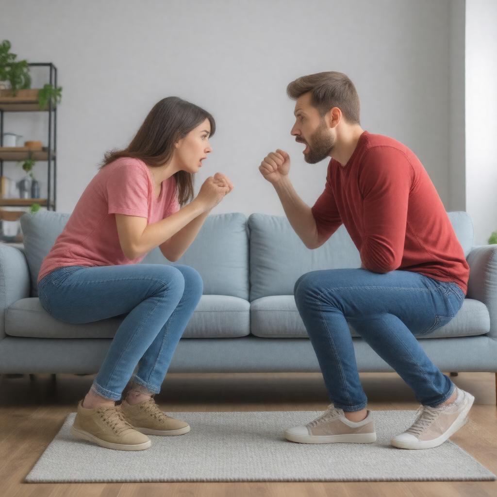 AI-created image of Mom and Dad Are Fighting