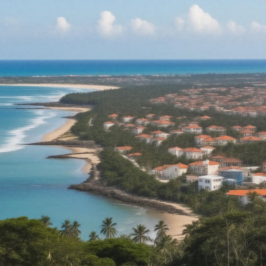 AI-created image of Mombasa, Kenya