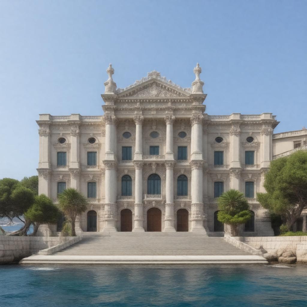 AI-created image of Monaco Oceanographic Institute