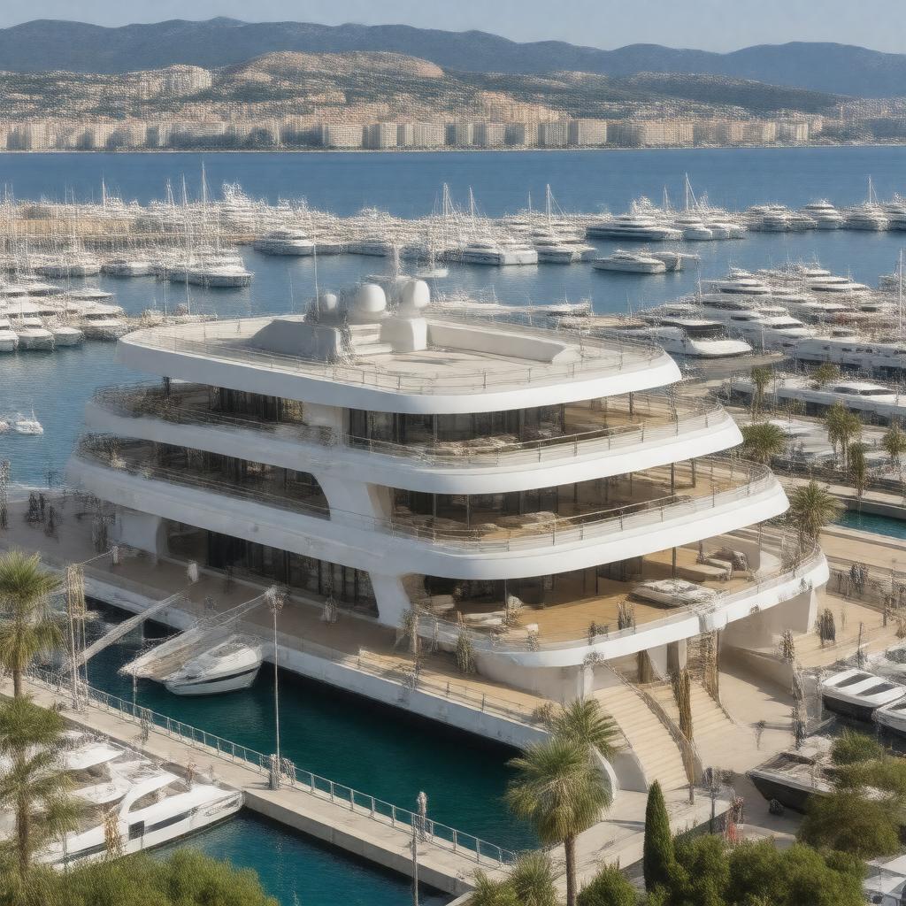 AI-created image of Monaco Yacht Club