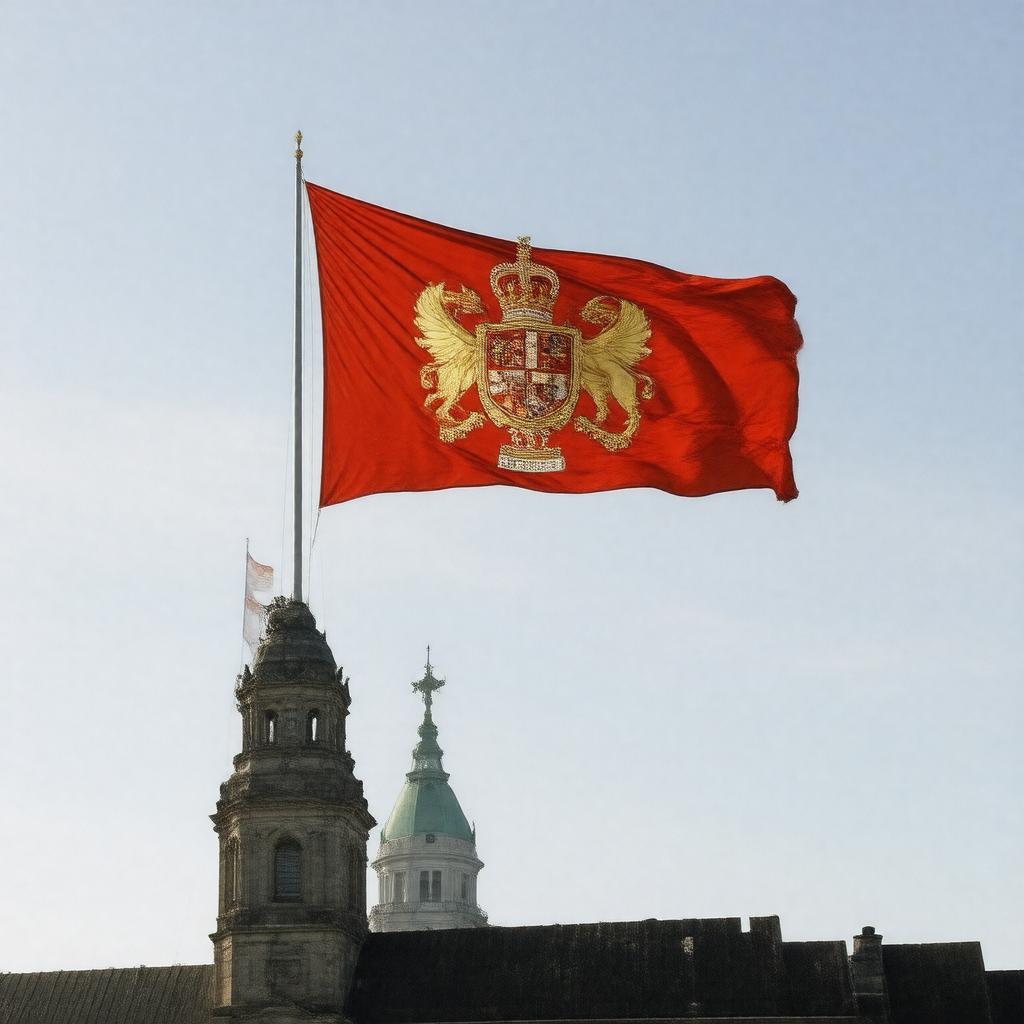 AI-created image of Monarch of Denmark