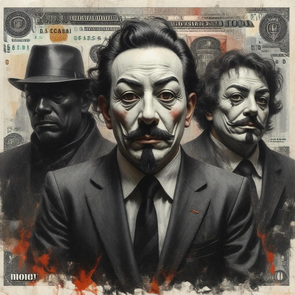 AI-created image of Money Heist