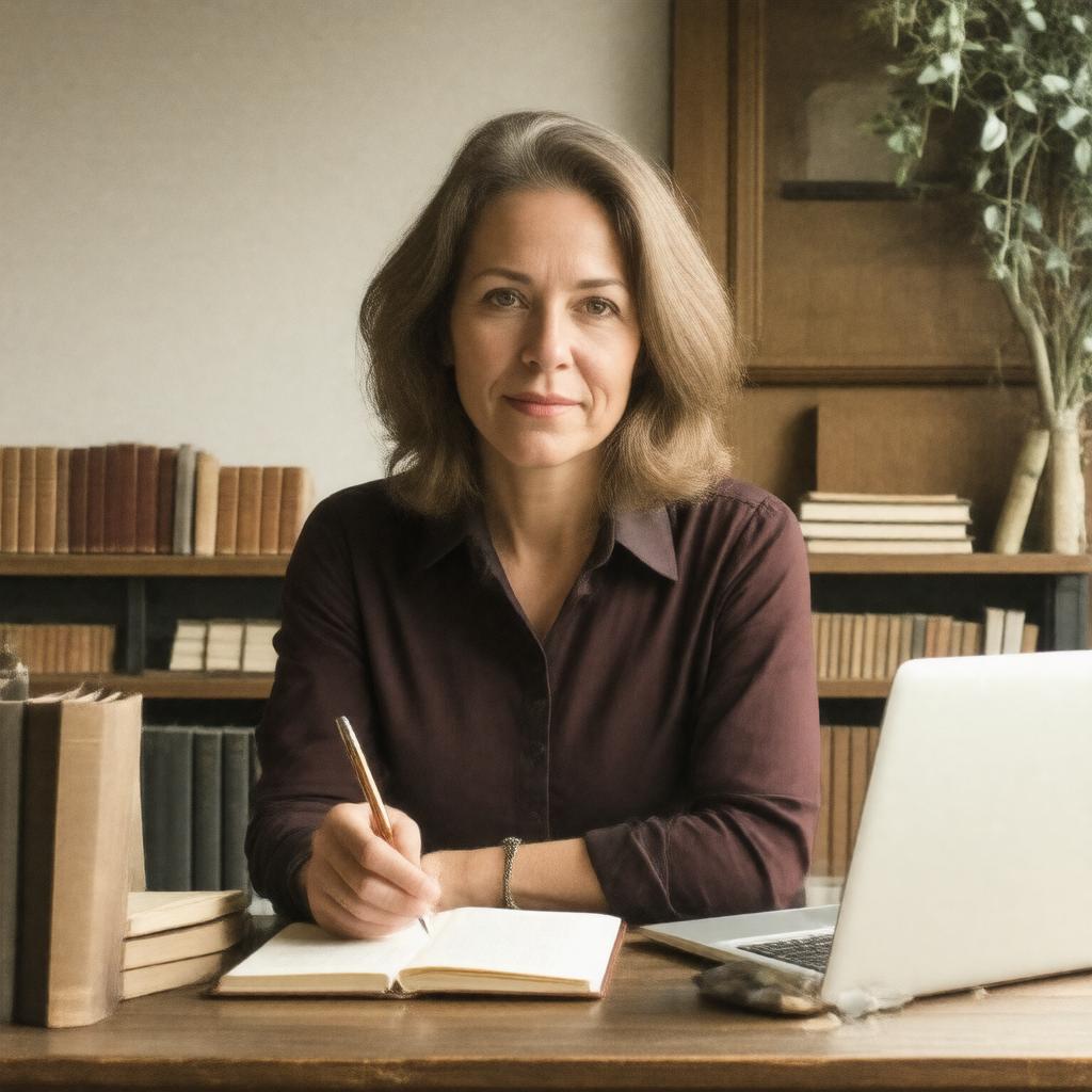 Click to view larger image AI-created image of Monica Hesse