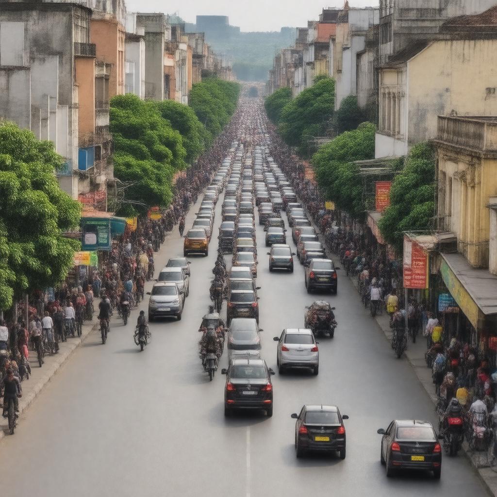 AI-created image of Monivong Boulevard