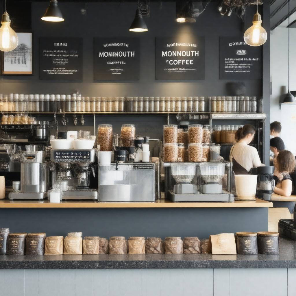 Click to view larger image AI-created image of Monmouth Coffee