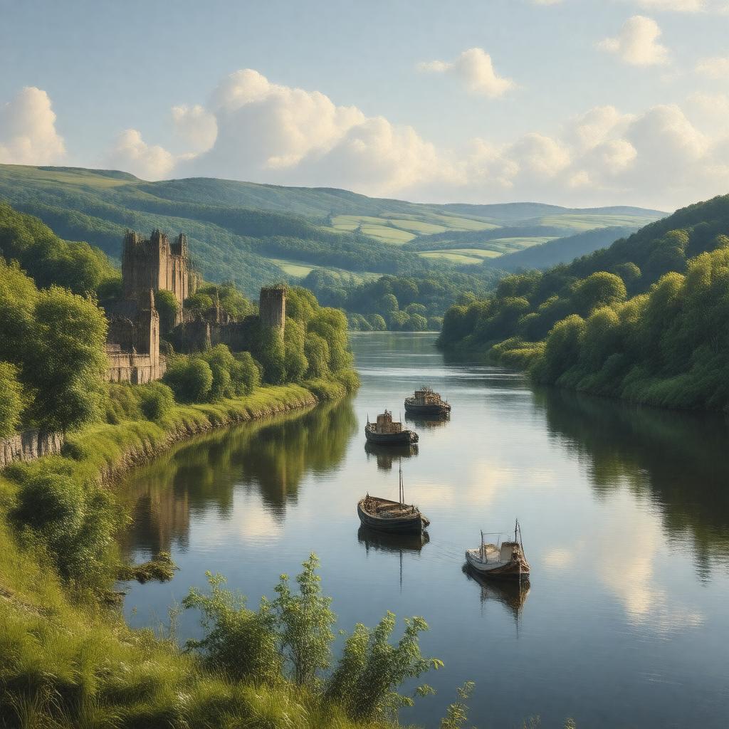 AI-created image of Monmouthshire