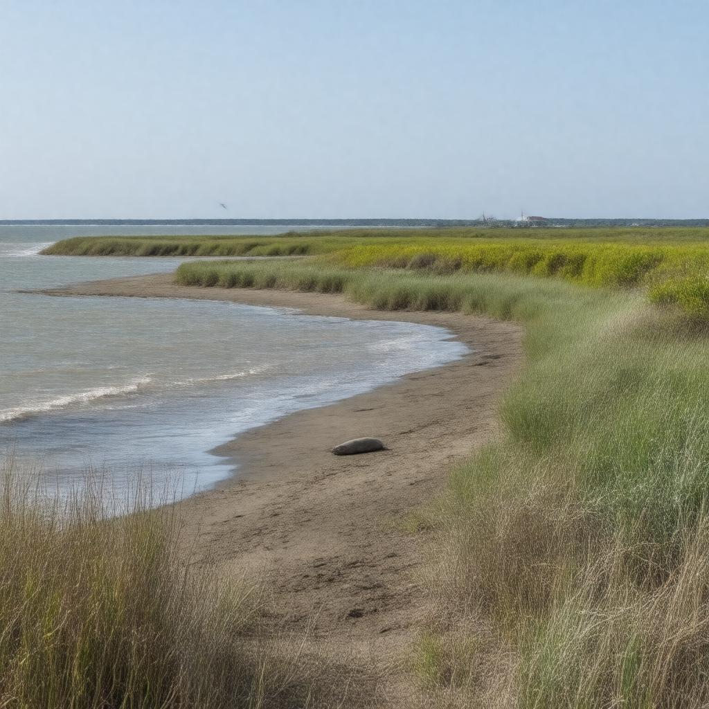 AI-created image of Monomoy Island