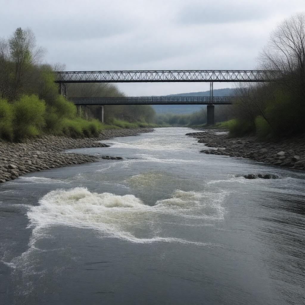 AI-created image of Monongahela River