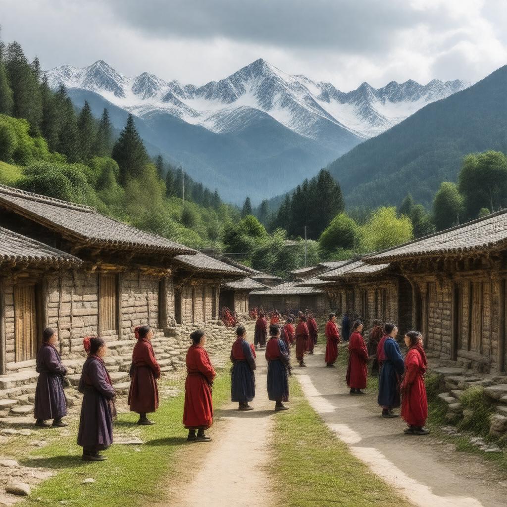 AI-created image of Monpa