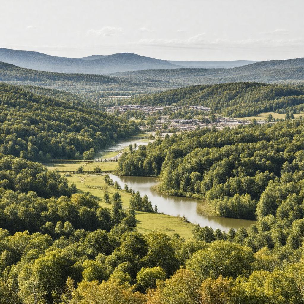 AI-created image of Monroe County, Indiana