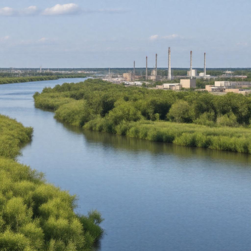 AI-created image of Monroe County, Michigan