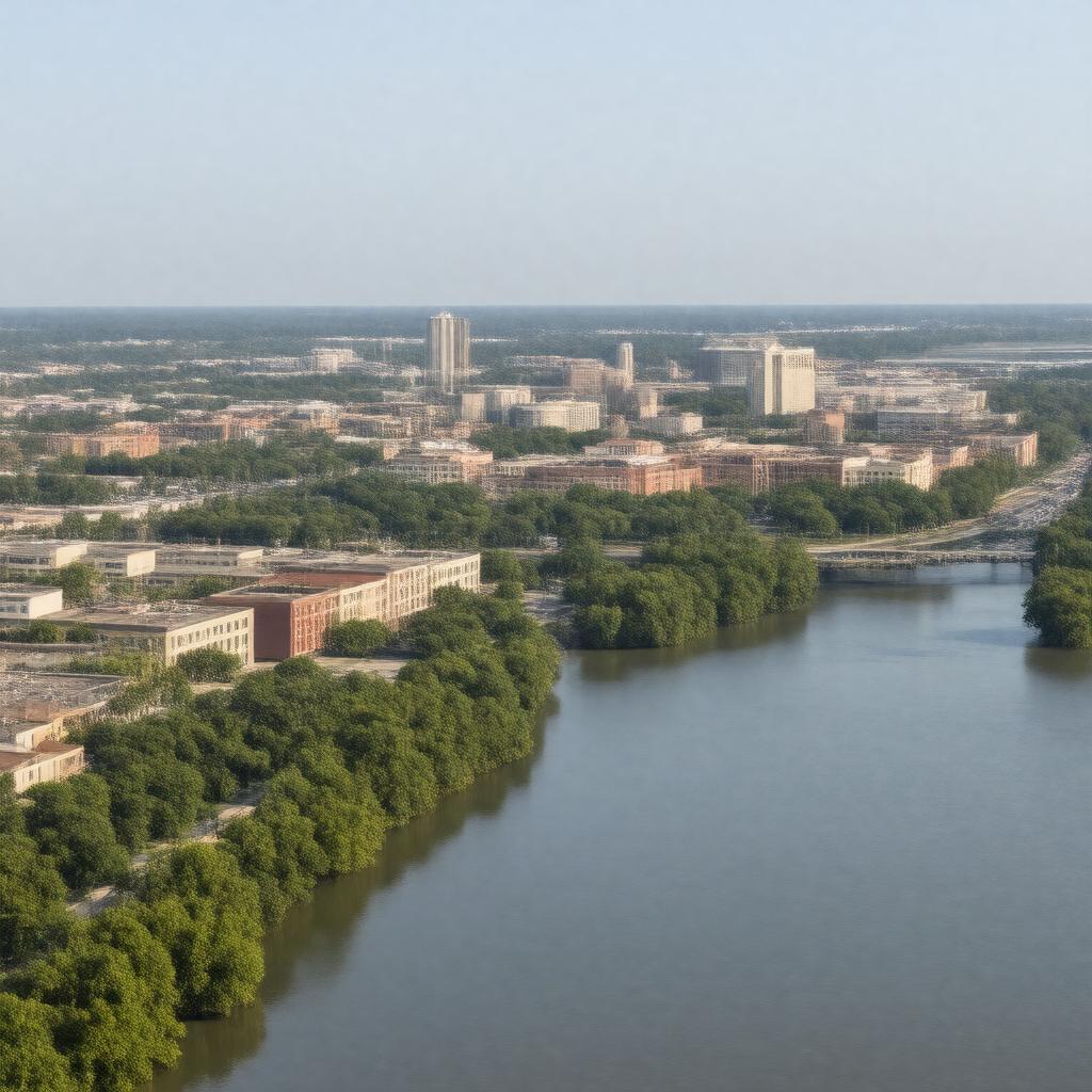 AI-created image of Monroe, Louisiana, United States