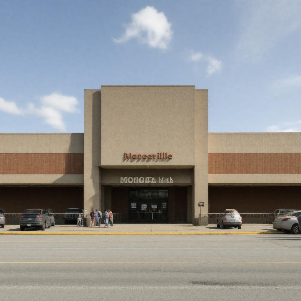 AI-created image of Monroeville Mall, Pennsylvania