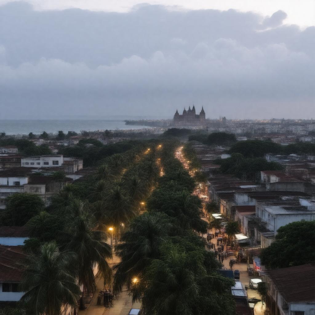 AI-created image of Monrovia, Liberia