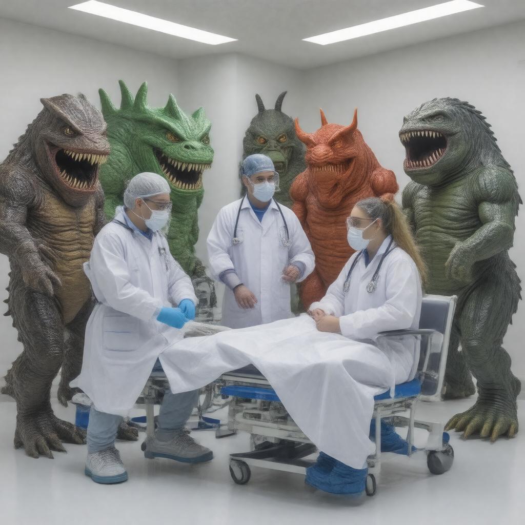 AI-created image of Monsters and Medics