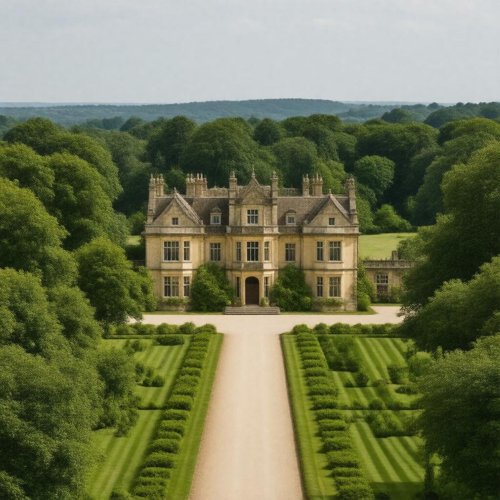 AI-created image of Montacute House