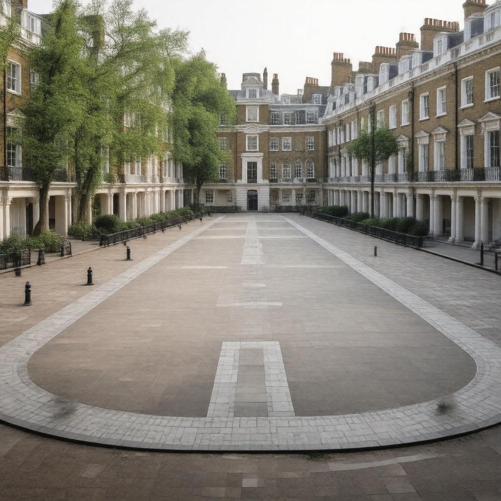AI-created image of Montagu Square