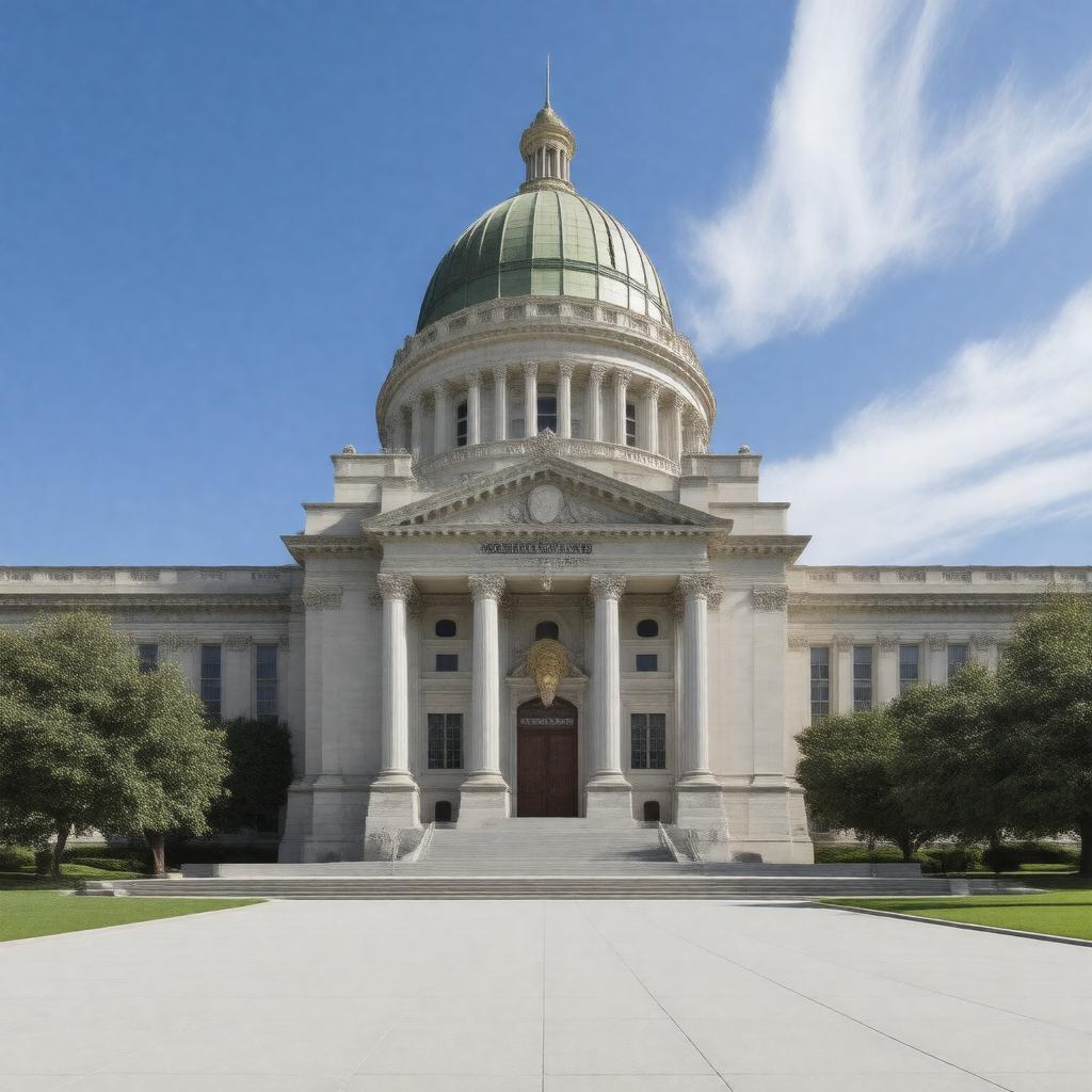 AI-created image of Montana State Legislature