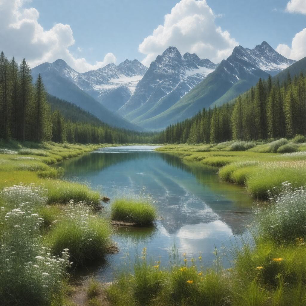 AI-created image of Montana, United States