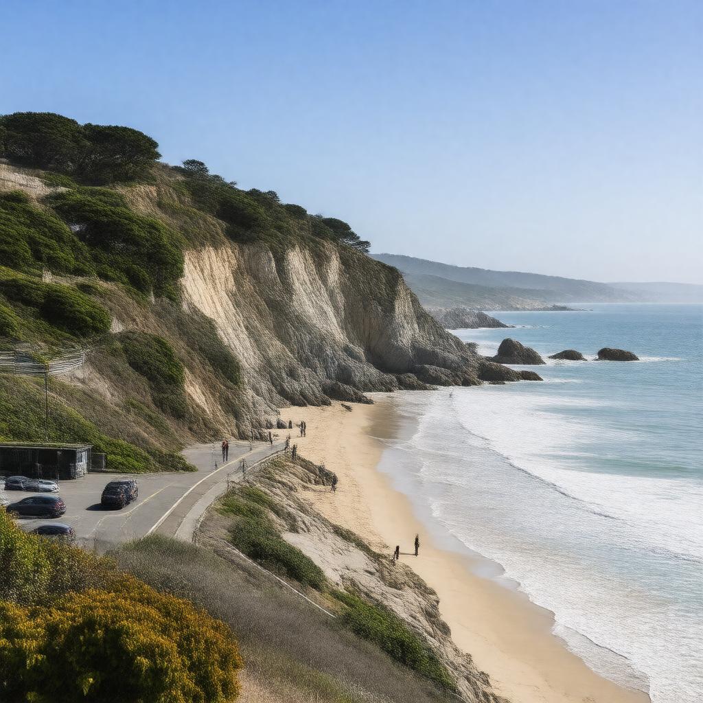 AI-created image of Montara Beach