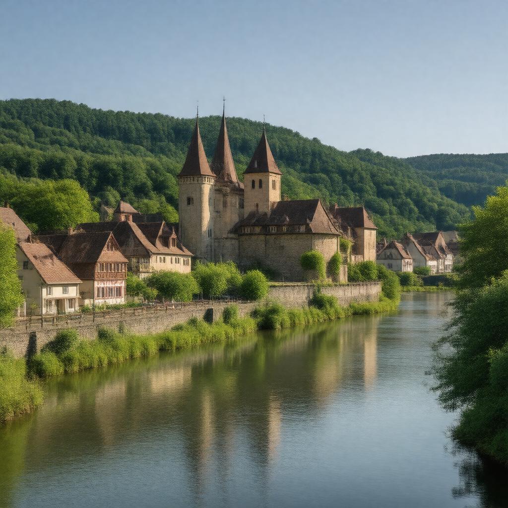 AI-created image of Montbéliard