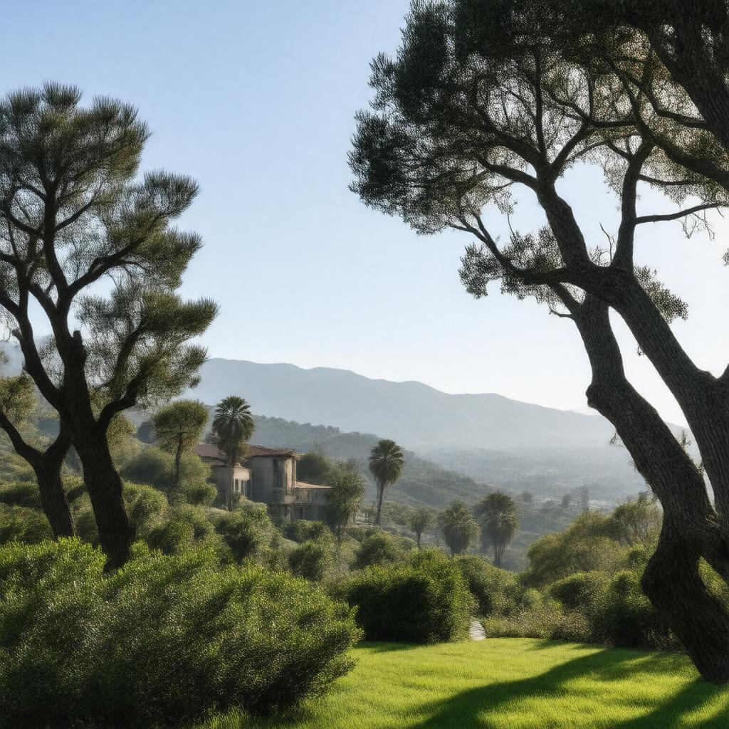 AI-created image of Montecito, California, USA
