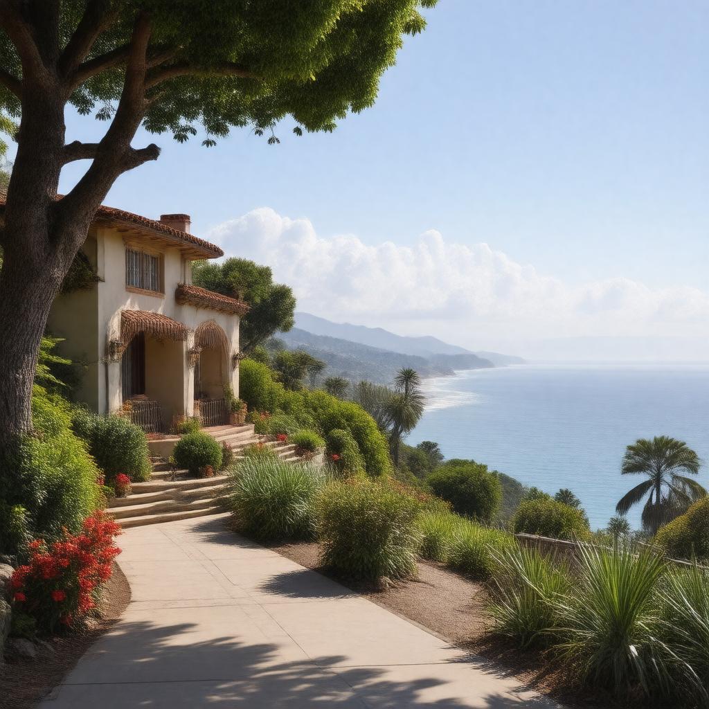 AI-created image of Montecito, California, United States