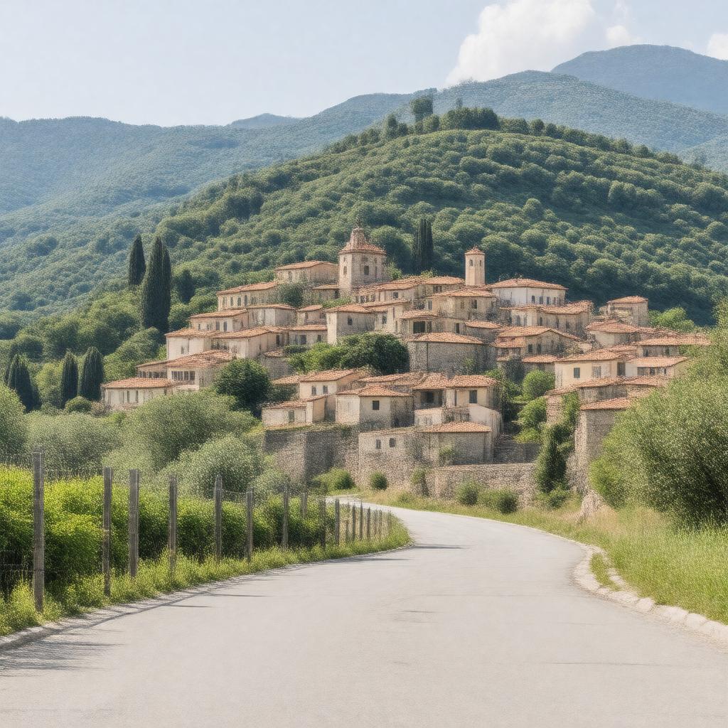 Click to view larger image AI-created image of Montegiardino