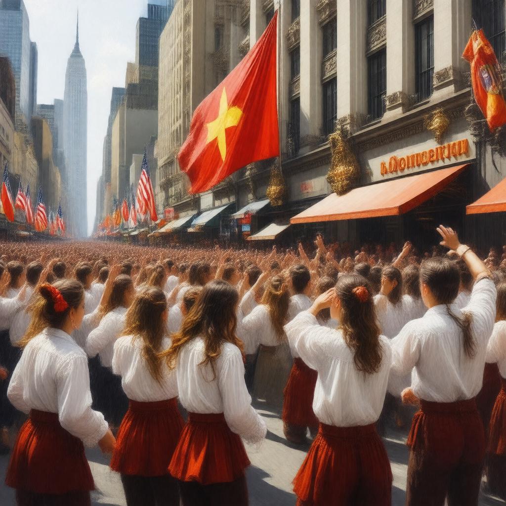 AI-created image of Montenegrin Americans