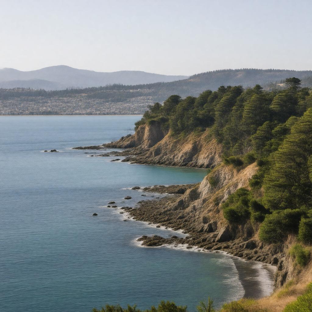 AI-created image of Monterey Bay