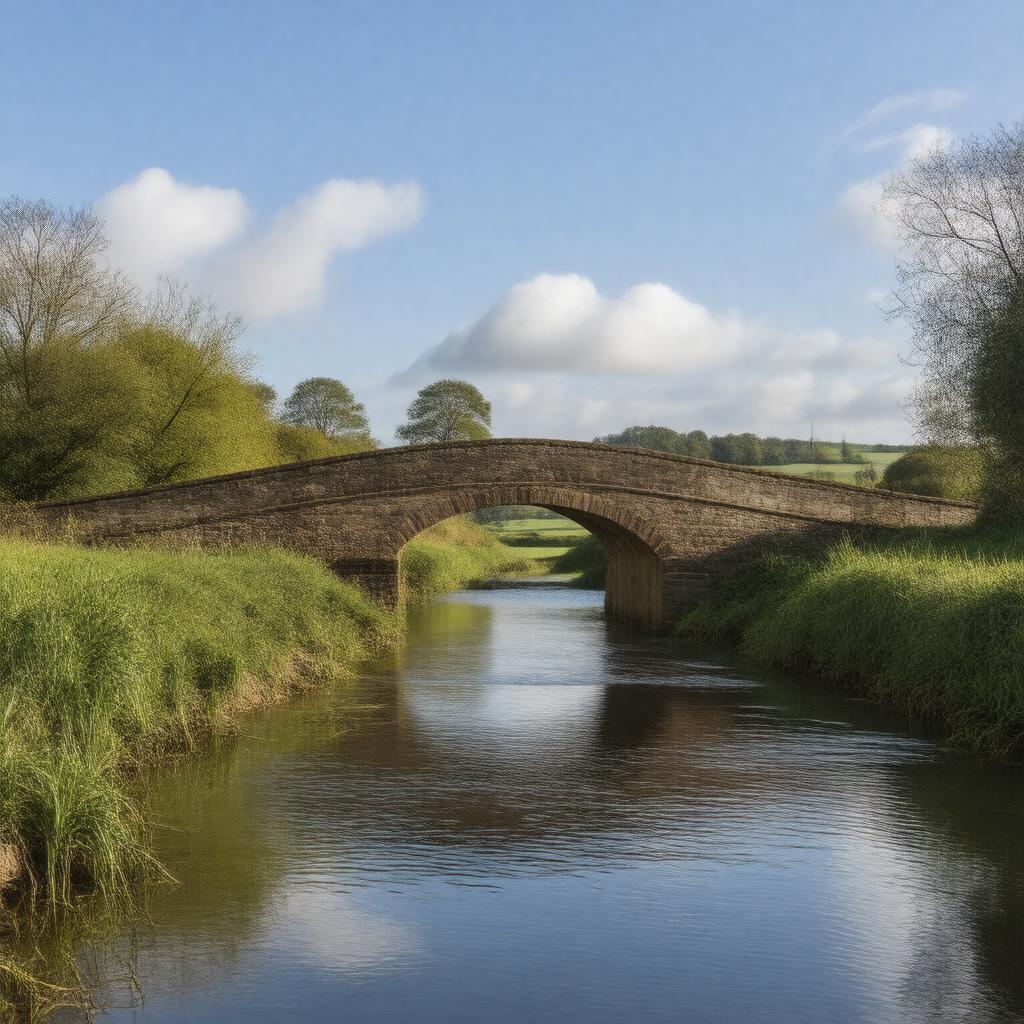 AI-created image of Montford Bridge