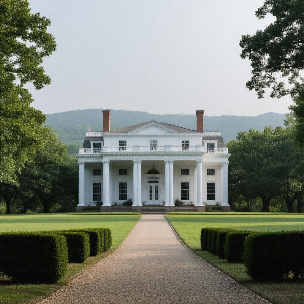 AI-created image of Monticello