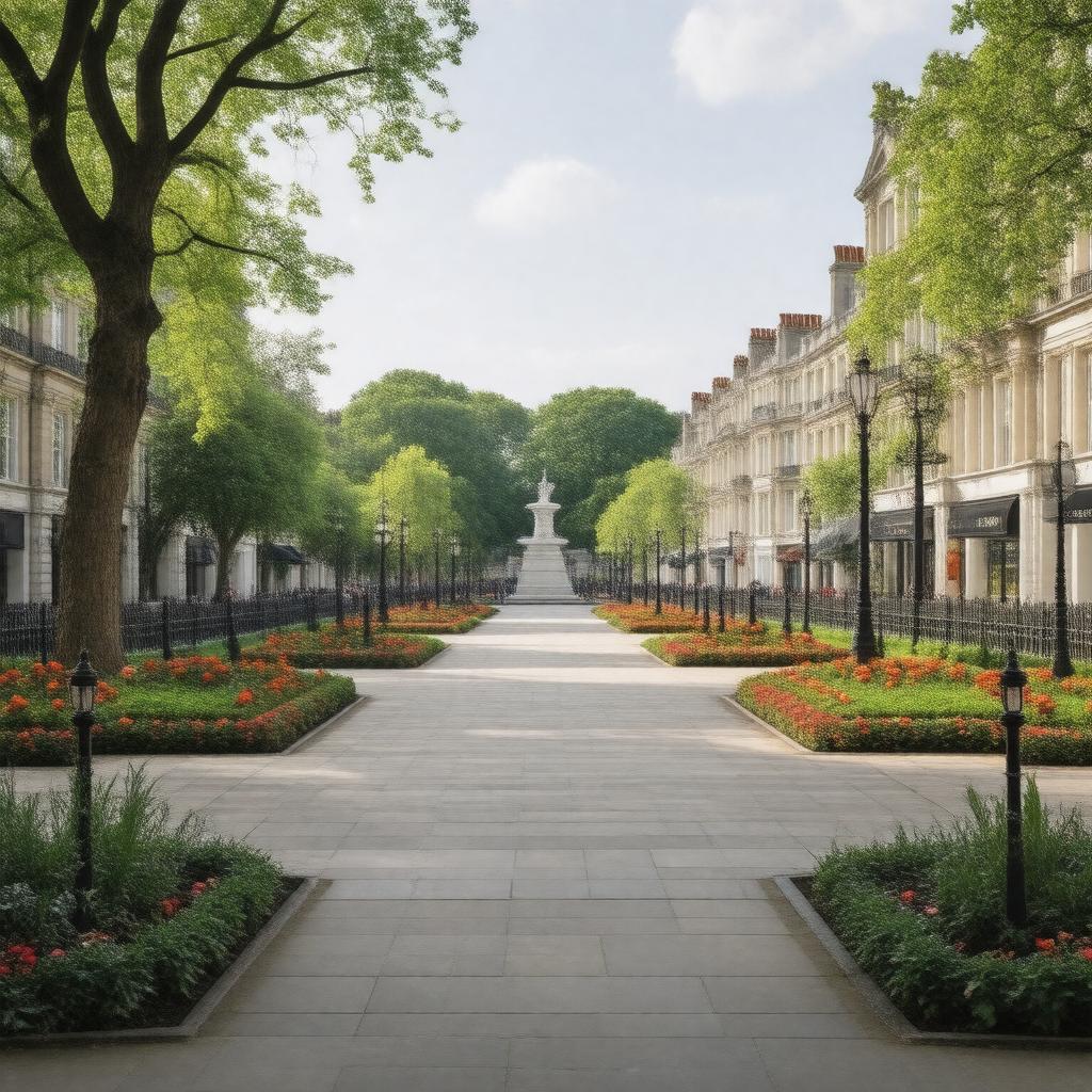 AI-created image of Montpelier Square